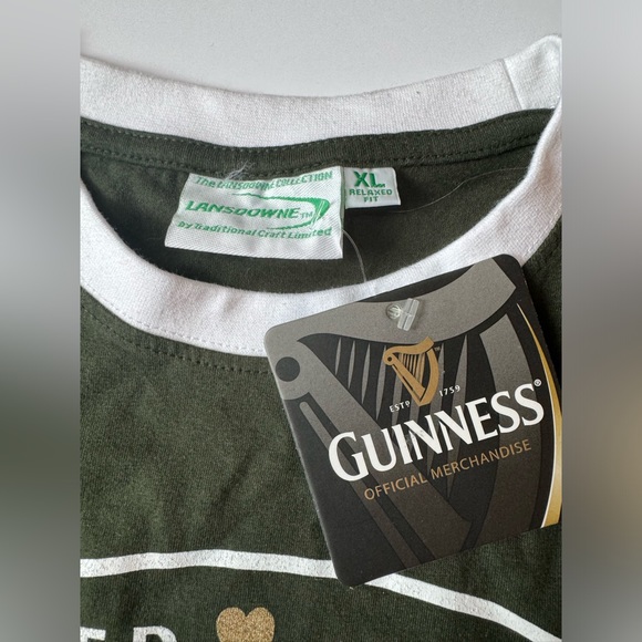 NWT Dark Green Guinness Ireland T-Shirt Size XL - Picture 3 of 3
